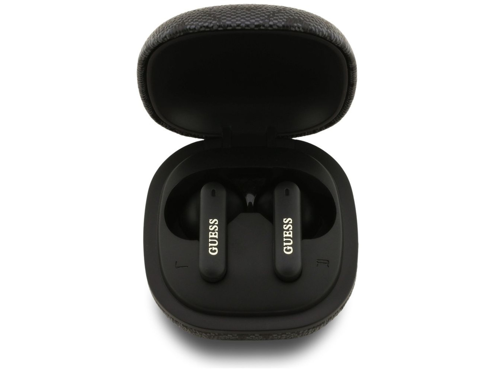 Guess 4G Classic Metal Logo TWS ENC Headphones - Black