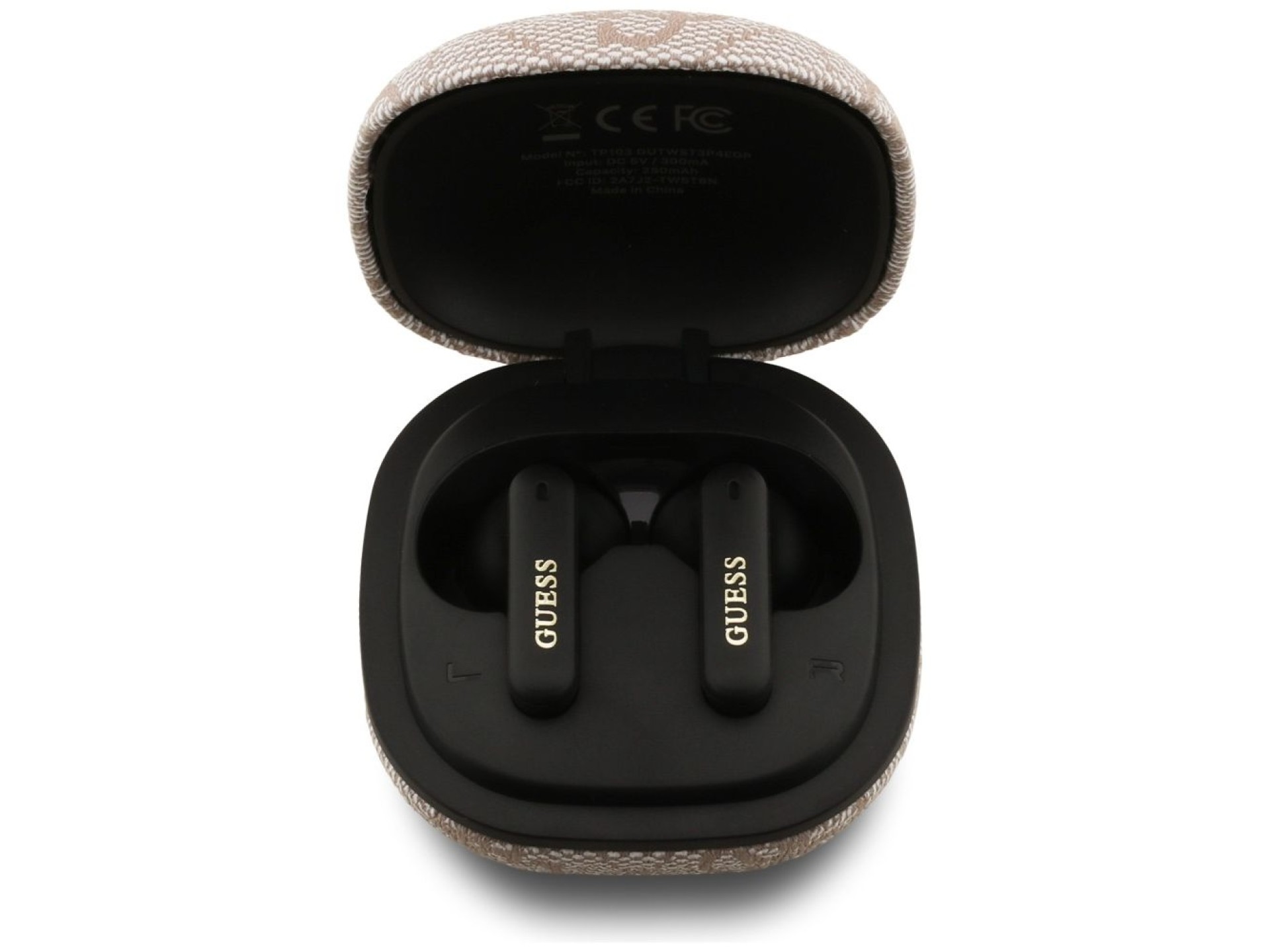 Guess 4G Classic Metal Logo TWS ENC Headphones - Pink