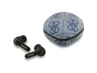 Fones de ouvido Guess 4G Classic Metal Logo TWS ENC - Azul
