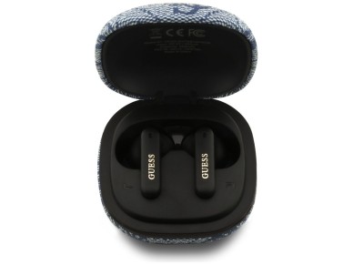 Fones de ouvido Guess 4G Classic Metal Logo TWS ENC - Azul