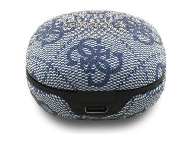 Fones de ouvido Guess 4G Classic Metal Logo TWS ENC - Azul