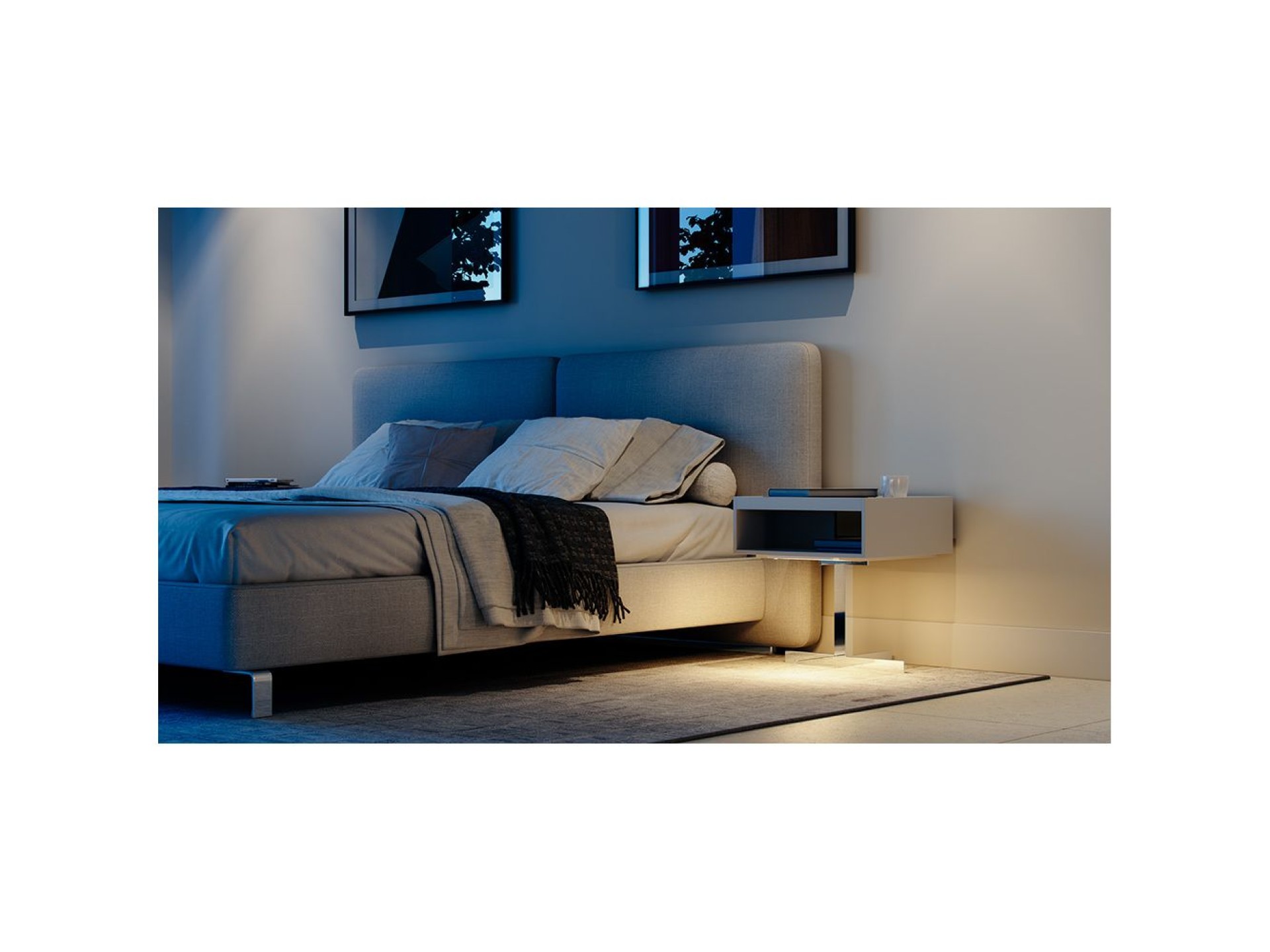 Piloto de noche con sensor de movimiento alargado