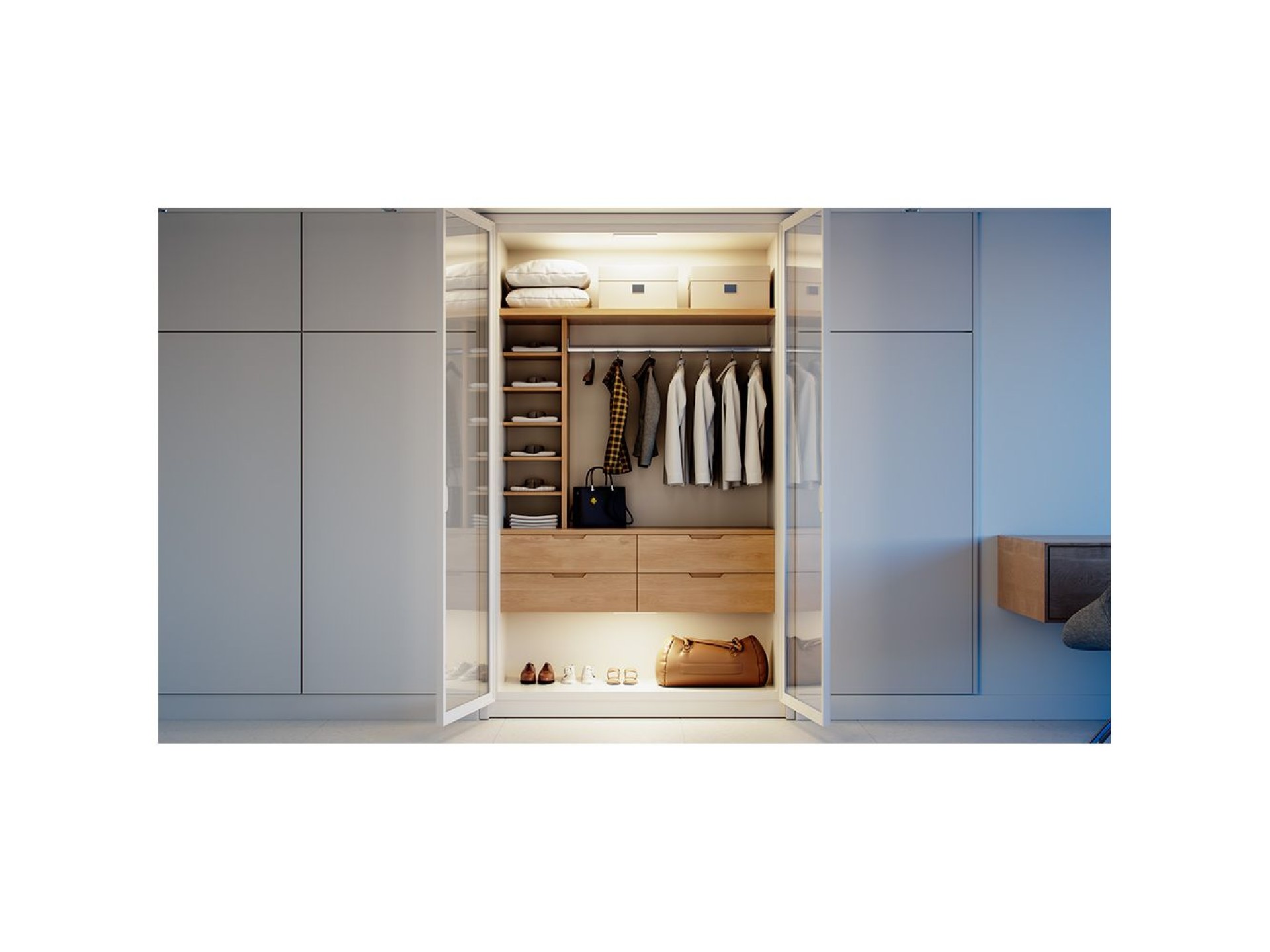 Piloto de noche con sensor de movimiento alargado