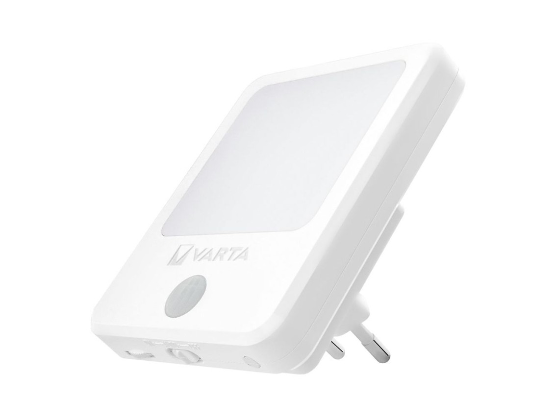 Night light with motion sensor and plug