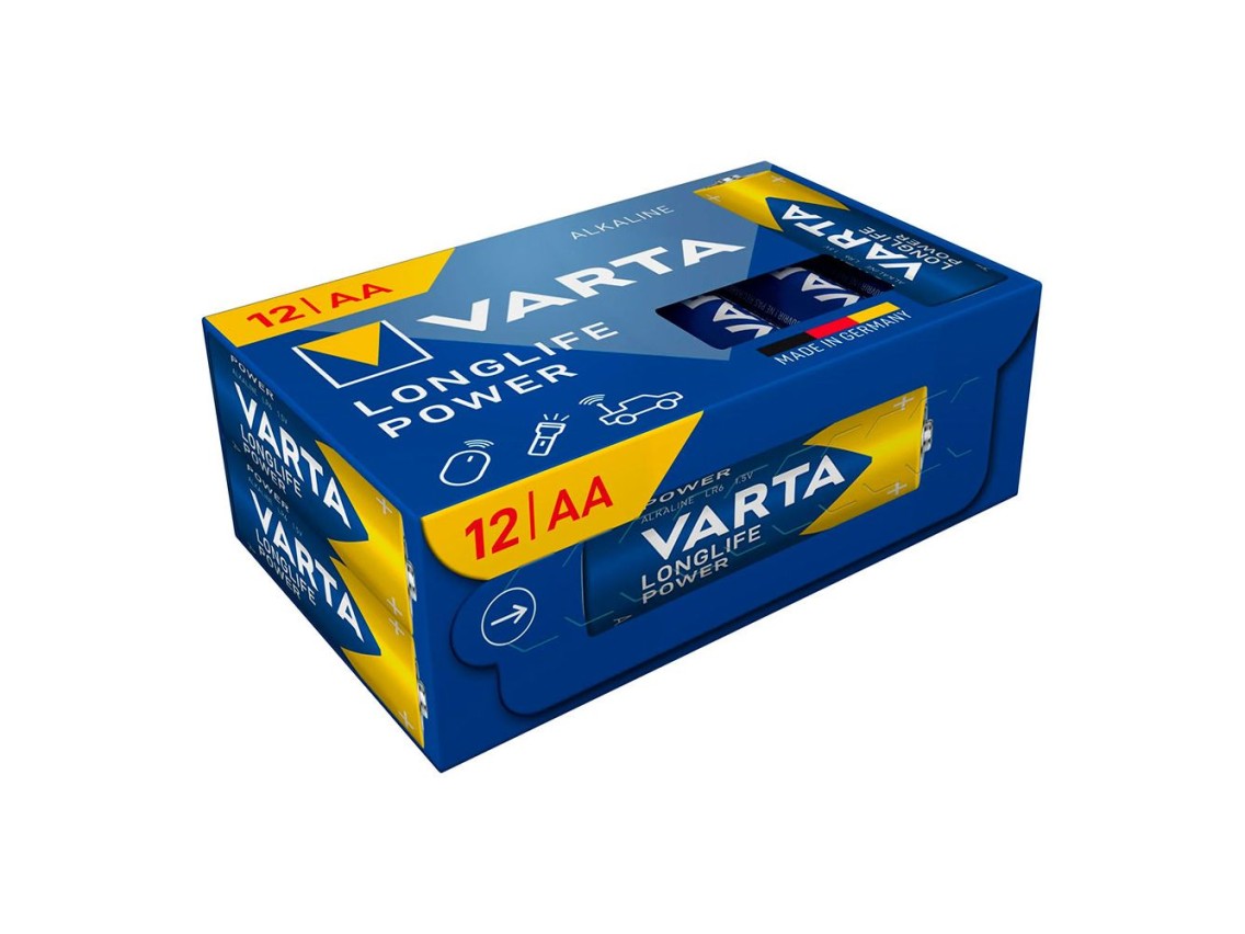 Alkalina longlife power cube aa battery - lr06 (box 12 units) 14.5 x 50.5 mm