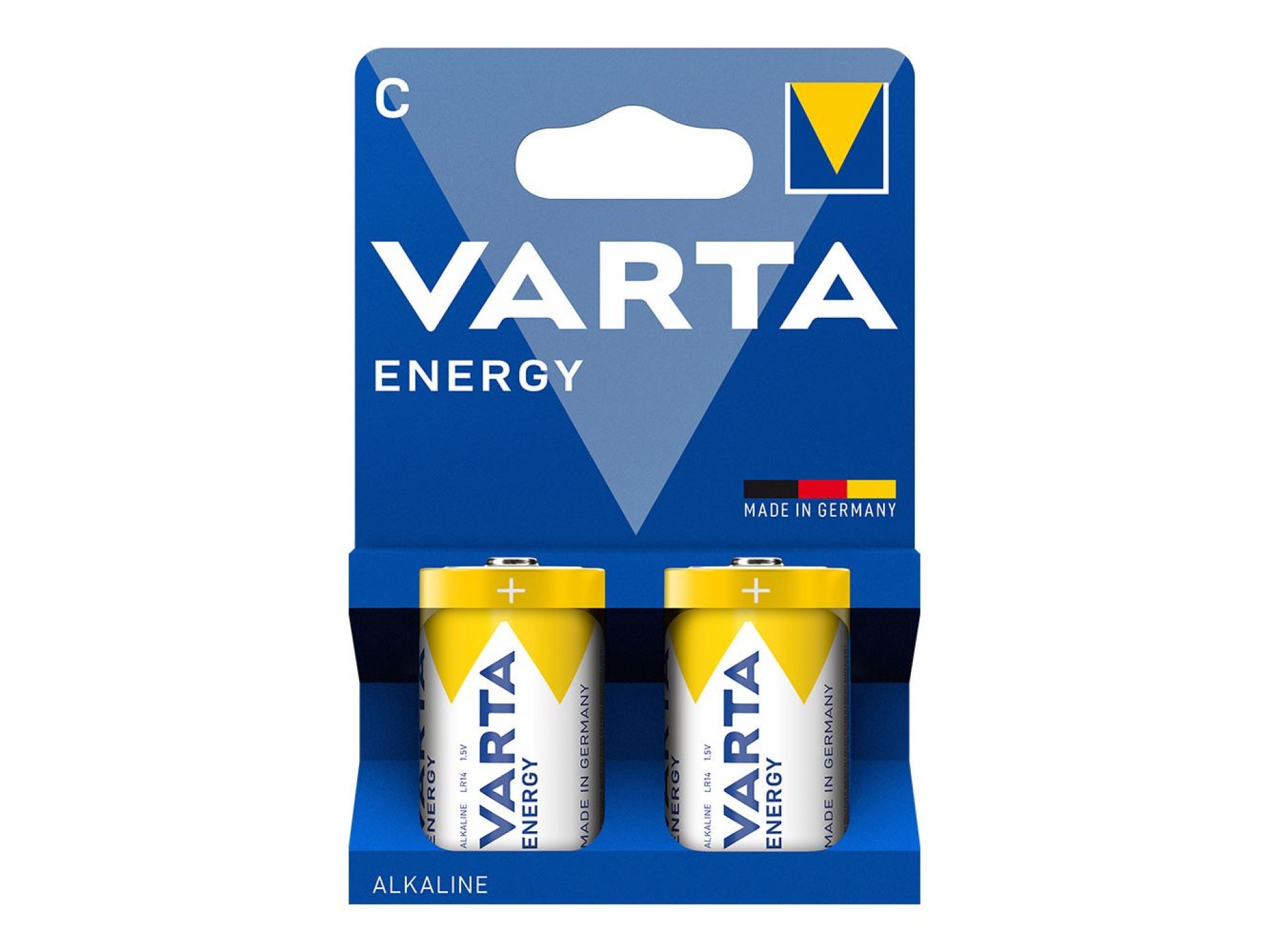 Pilha alcalina energy c, 1,5 v, (blister 2 unidades)
