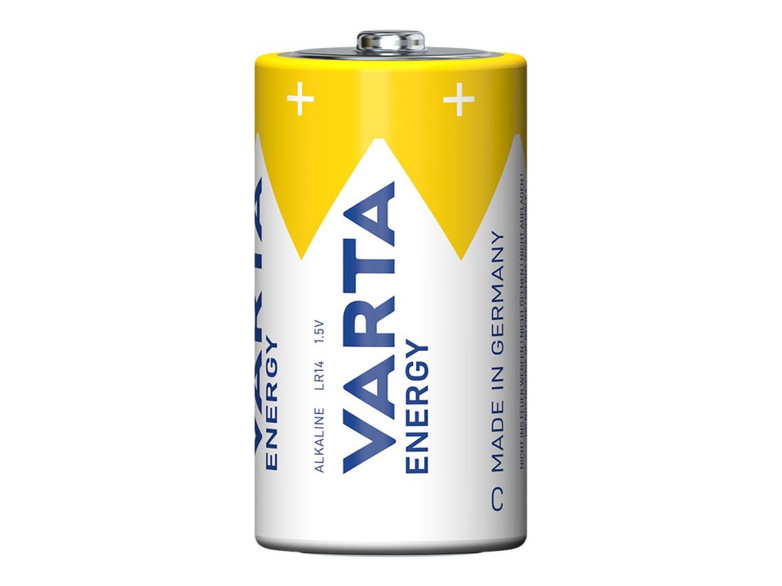 Pilha alcalina energy c, 1,5 v, (blister 2 unidades)