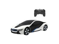 RASTAR R/C 1:24 BMW i8 remote controlled car- UV-sensitive (white and yellow)