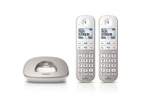 Tel�fono duo inal�mbrico xl4902s blanco y gris