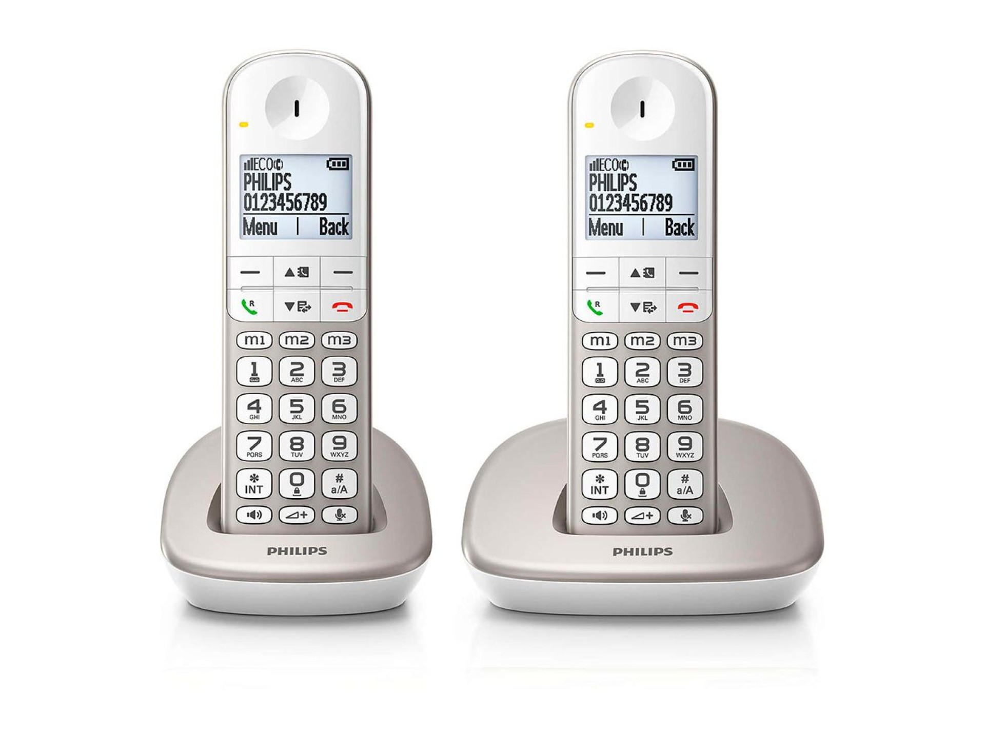 Teléfono duo inalámbrico xl4902s blanco y gris