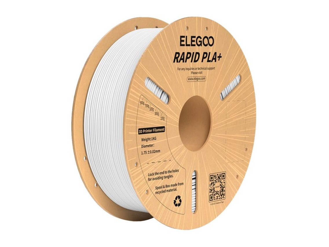 Filamento ELEGOO Rapid PLA+ (Branco)