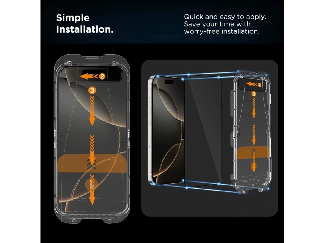 Tech-Protect Quick Set Spy+ Privacy Glass 2-pack for iPhone 14 Pro