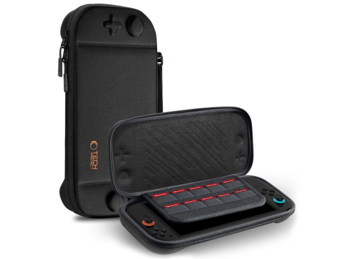 Funda delgada Tech-Protect para Nintendo Switch 2 - Negra