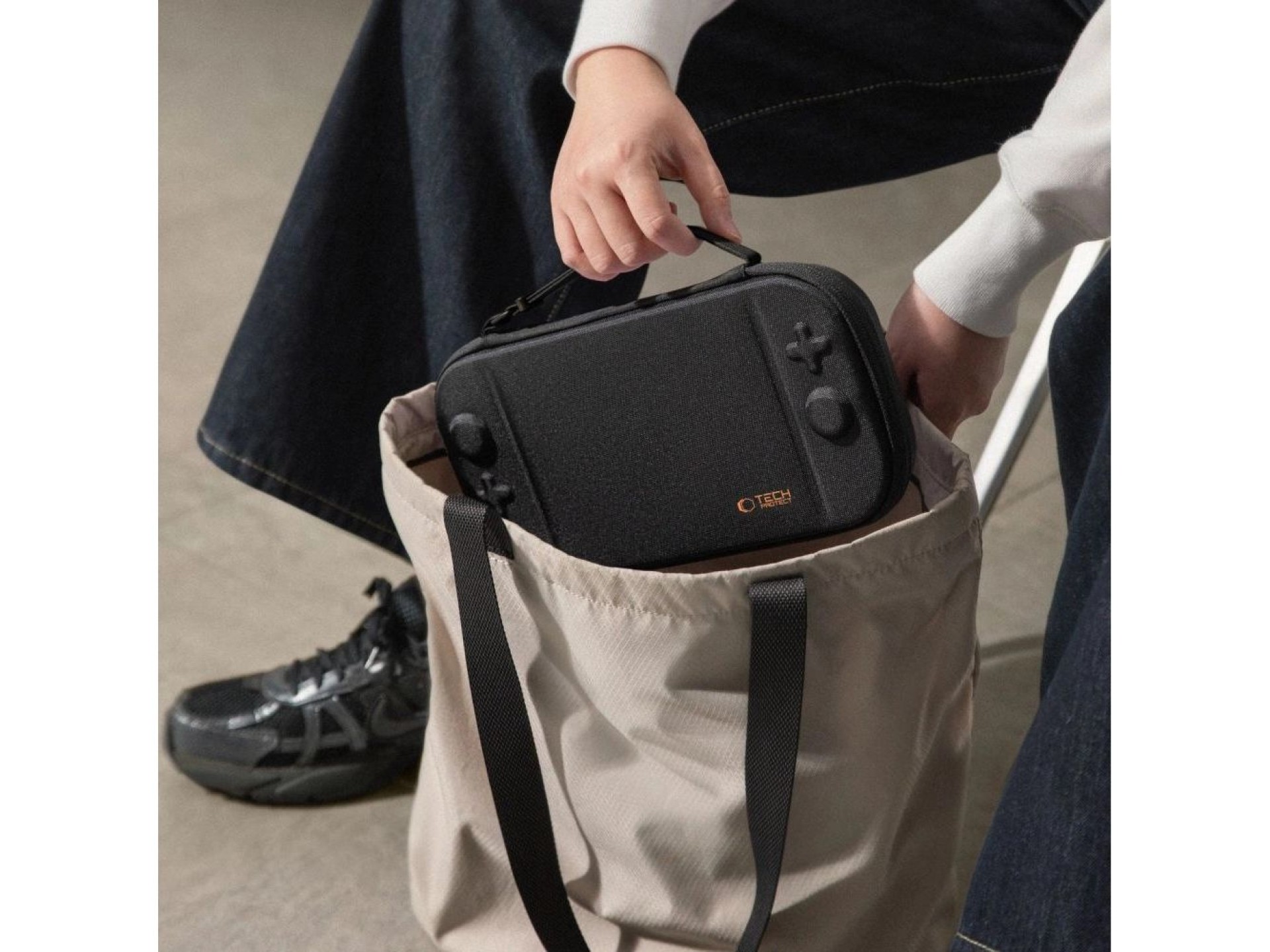 Bolsa Tech-Protect Slim para Nintendo Switch 2 - Preta