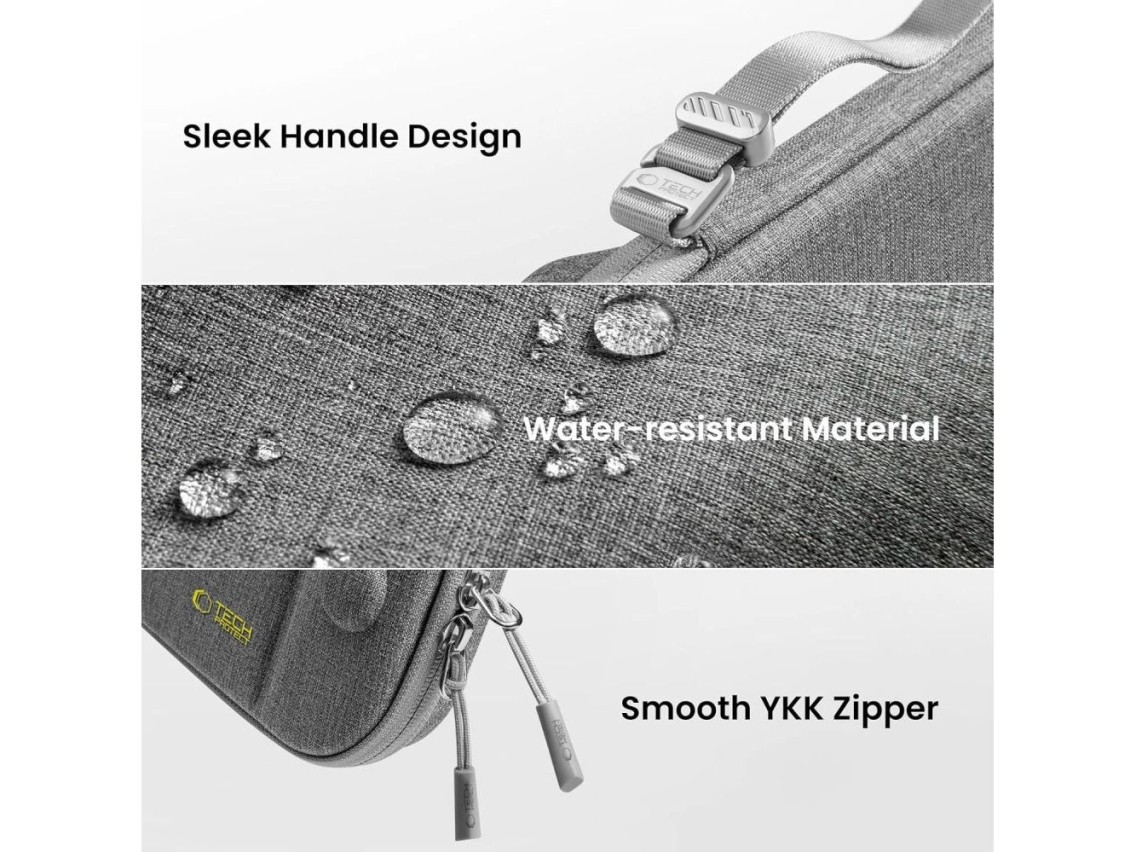 Tech-Protect Slim Pouch for Nintendo Switch 2 - Gray