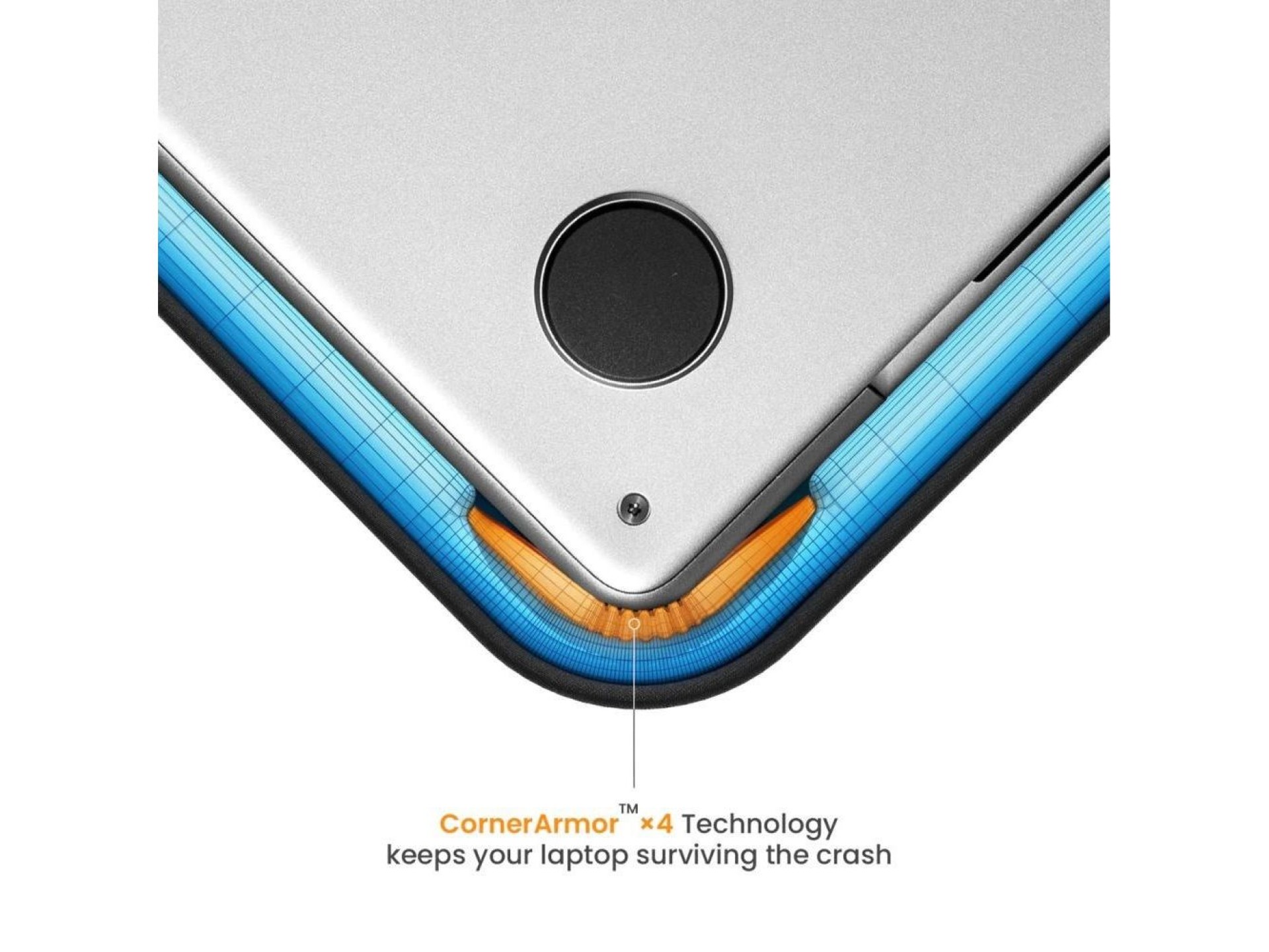 Bolsa para laptop Tech-Protect Defender RS ??13-14 - Preta