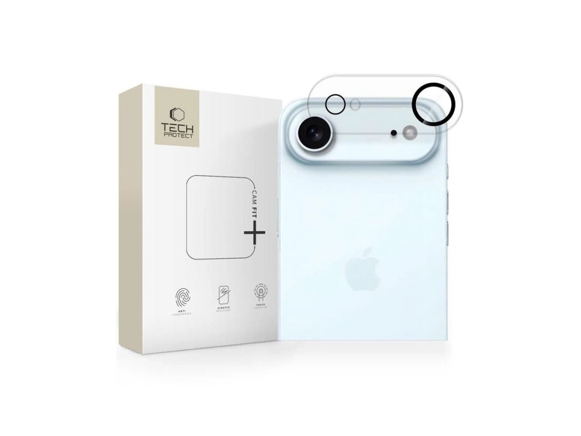 Tech-Protect Cam Fit+ Camera Cover for iPhone 17 Air - Clear