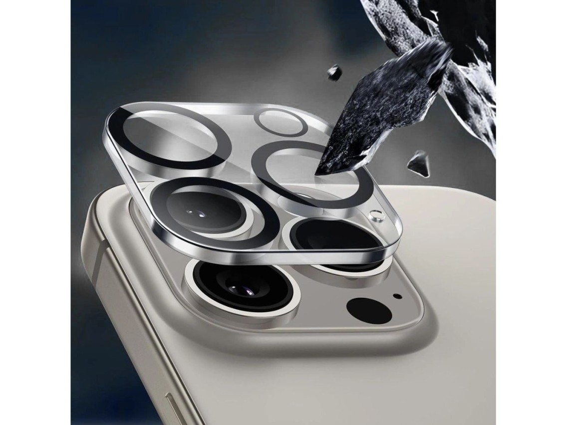 Funda para cámara Tech-Protect Cam Fit+ para iPhone 17 Air - Transparente
