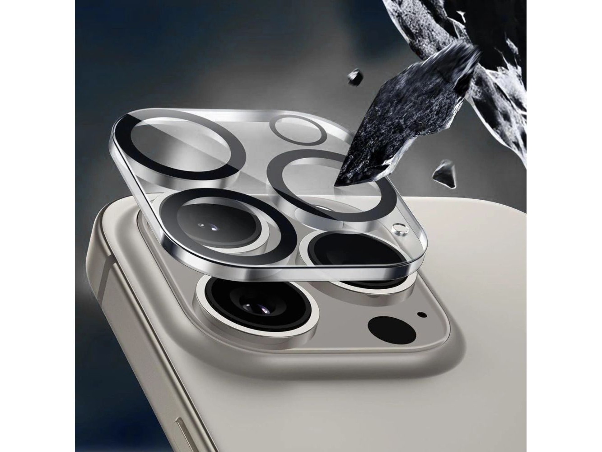 Tech-Protect Cam Fit+ Camera Cover for iPhone 17 Pro Max - Clear