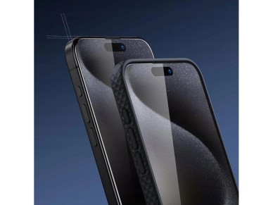 Tech-Protect Glass Fit+, pacote com 2 vidros temperados para iPhone 16 Pro Max / 17 Pro Max - transp