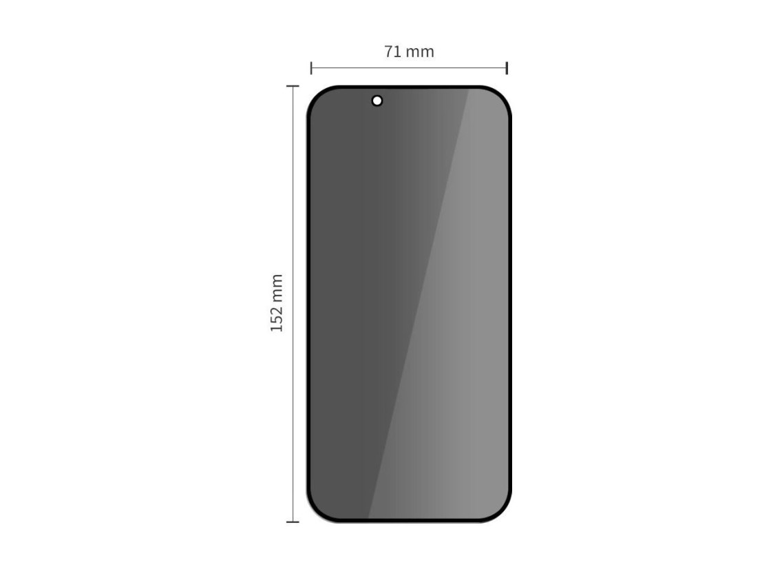 Paquete de 2 protectores de privacidad Tech-Protect Glass Spy+ para iPhone 17 Air