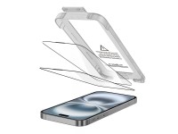 Tech-Protect Quick Set+ pacote com 2 vidros temperados para iPhone 17 - preto Tech-Protect Quick Set+ pacote com 2 vidros temperados para iPhone 17 - preto