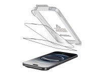 Tech-Protect Quick Set+ 2-pack tempered glass for iPhone 17 Air - black Tech-Protect Quick Set+ 2-pack tempered glass for iPhone 17 Air - black