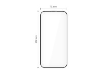 Tech-Protect Quick Set+ 2-pack tempered glass for iPhone 17 Air - black Tech-Protect Quick Set+ 2-pack tempered glass for iPhone 17 Air - black