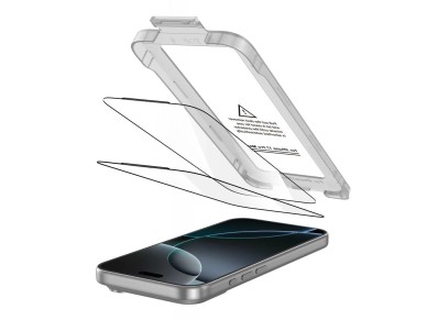 Tech-Protect Quick Set+ pacote com 2 vidros temperados para iPhone 17 Pro Max - preto Tech-Protect Quick Set+ pacote com 2 vidros temperados para iPhone 17 Pro Max - preto