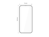 Tech-Protect Quick Set+ 2-pack tempered glass for iPhone 17 Pro Max - black