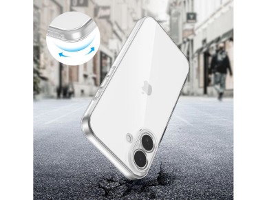 Capa Tech-Protect FlexAir para iPhone 17 - Transparente Capa Tech-Protect FlexAir para iPhone 17 - Transparente