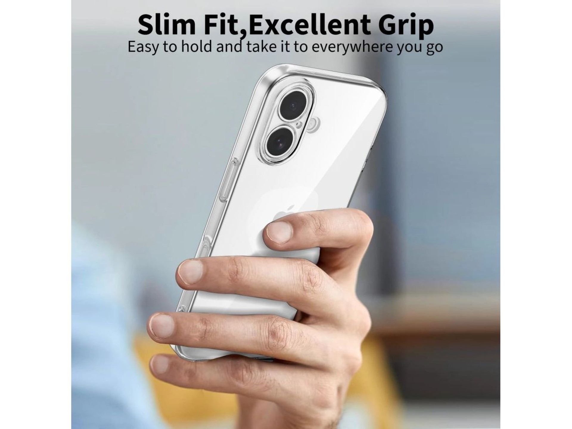 Funda Tech-Protect FlexAir para iPhone 17 - Transparente