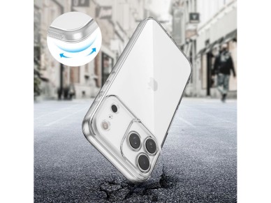 Capa Tech-Protect FlexAir para iPhone 17 Pro - Transparente Capa Tech-Protect FlexAir para iPhone 17 Pro - Transparente