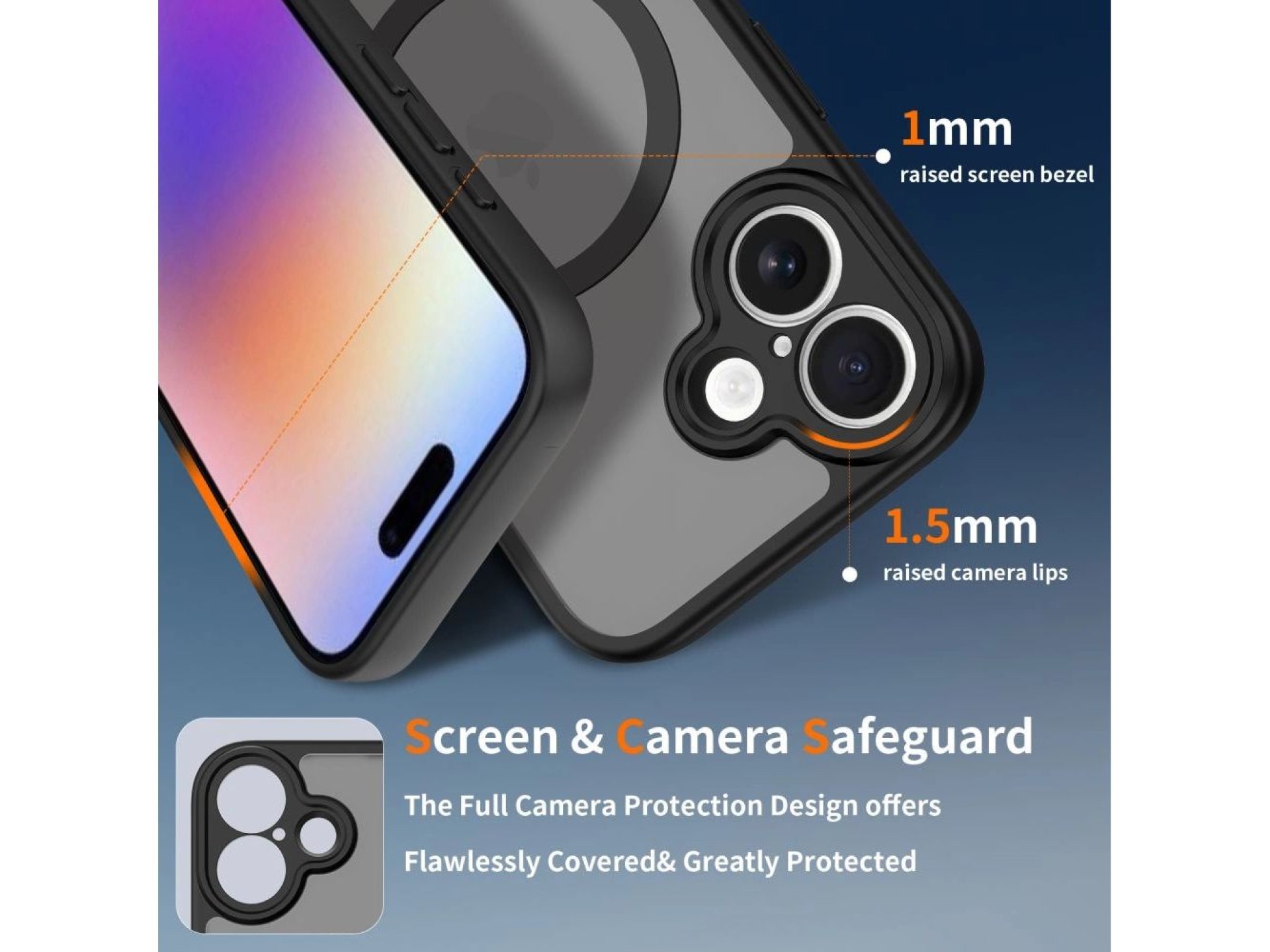 Tech-Protect BasicMag MagSafe Case for iPhone 17 - Matte Black