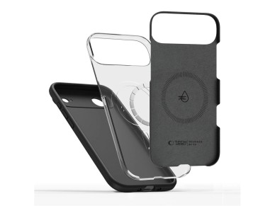 Tech-Protect Silicone MagSafe Case for iPhone 17 Air - Black Tech-Protect Silicone MagSafe Case for iPhone 17 Air - Black