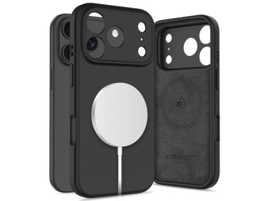Funda de silicona Tech-Protect MagSafe para iPhone 17 Pro - Negra Funda de silicona Tech-Protect MagSafe para iPhone 17 Pro - Negra
