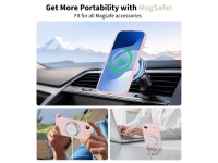 Capa de silicone MagSafe Tech-Protect para iPhone 17 Air - Rosa Capa de silicone MagSafe Tech-Protect para iPhone 17 Air - Rosa