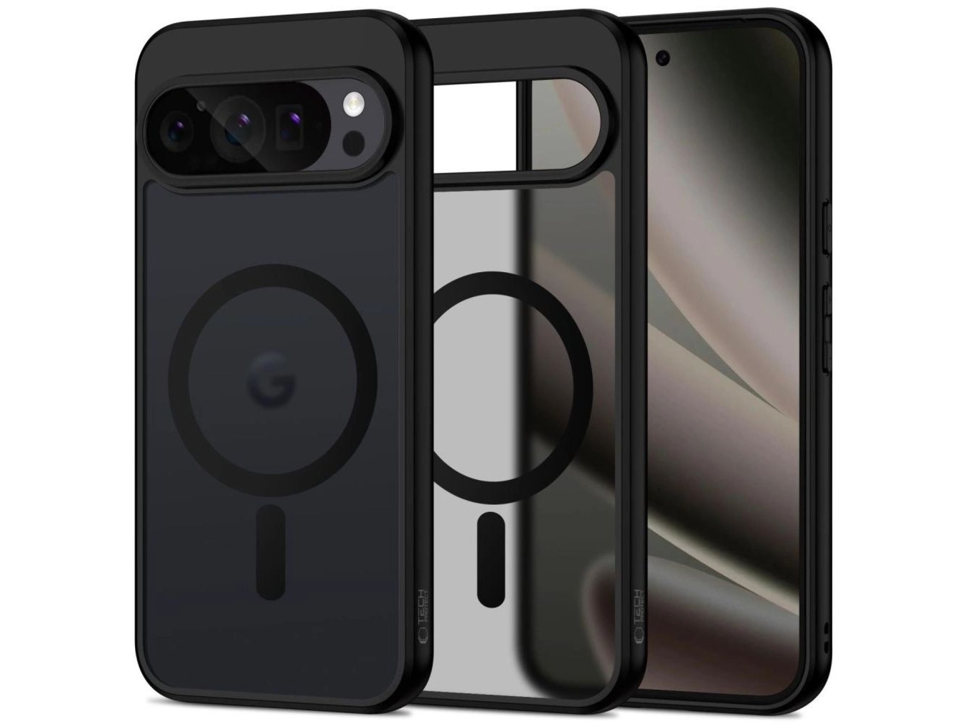 Capa Tech-Protect MagMat MagSafe para Google Pixel 10 Pro XL - Preto Fosco