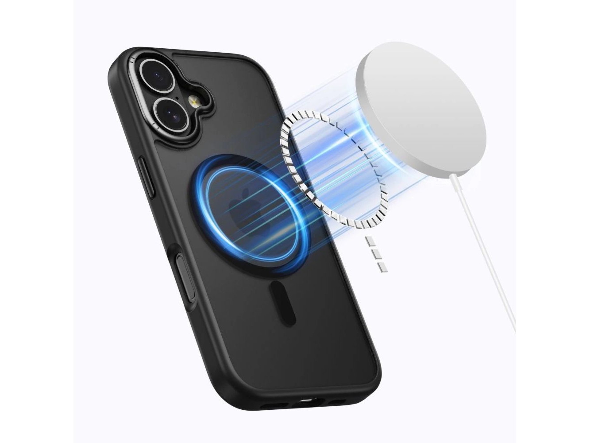 Tech-Protect MagEdge MagSafe Case for iPhone 17 - Matte Black