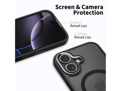 Tech-Protect MagEdge MagSafe Case for iPhone 17 - Matte Black Tech-Protect MagEdge MagSafe Case for iPhone 17 - Matte Black