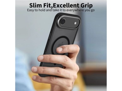 Tech-Protect MagEdge MagSafe Case for iPhone 17 Air - Matte Black Tech-Protect MagEdge MagSafe Case for iPhone 17 Air - Matte Black