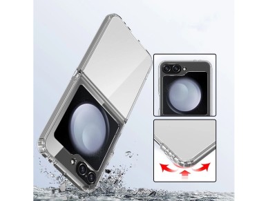 Tech-Protect FlexAir Hybrid Case for Samsung Galaxy Z Flip 6 / 7 FE - Transparent Tech-Protect FlexAir Hybrid Case for Samsung Galaxy Z Flip 6 / 7 FE - Transparent