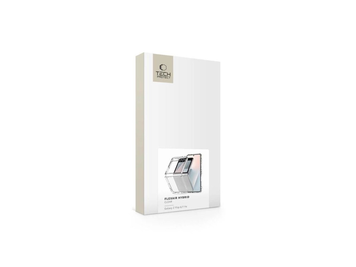 Capa híbrida Tech-Protect FlexAir para Samsung Galaxy Z Flip 6 / 7 FE - Transparente