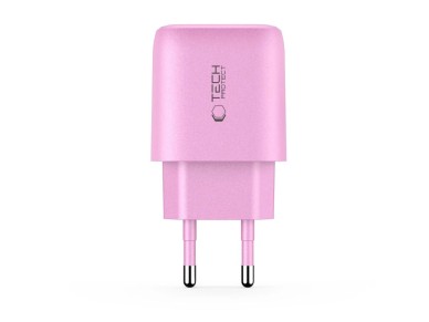 Tech-Protect NCA20 PD 20W QC3.0 USB-A / USB-C Wall Charger - Pink Tech-Protect NCA20 PD 20W QC3.0 USB-A / USB-C Wall Charger - Pink