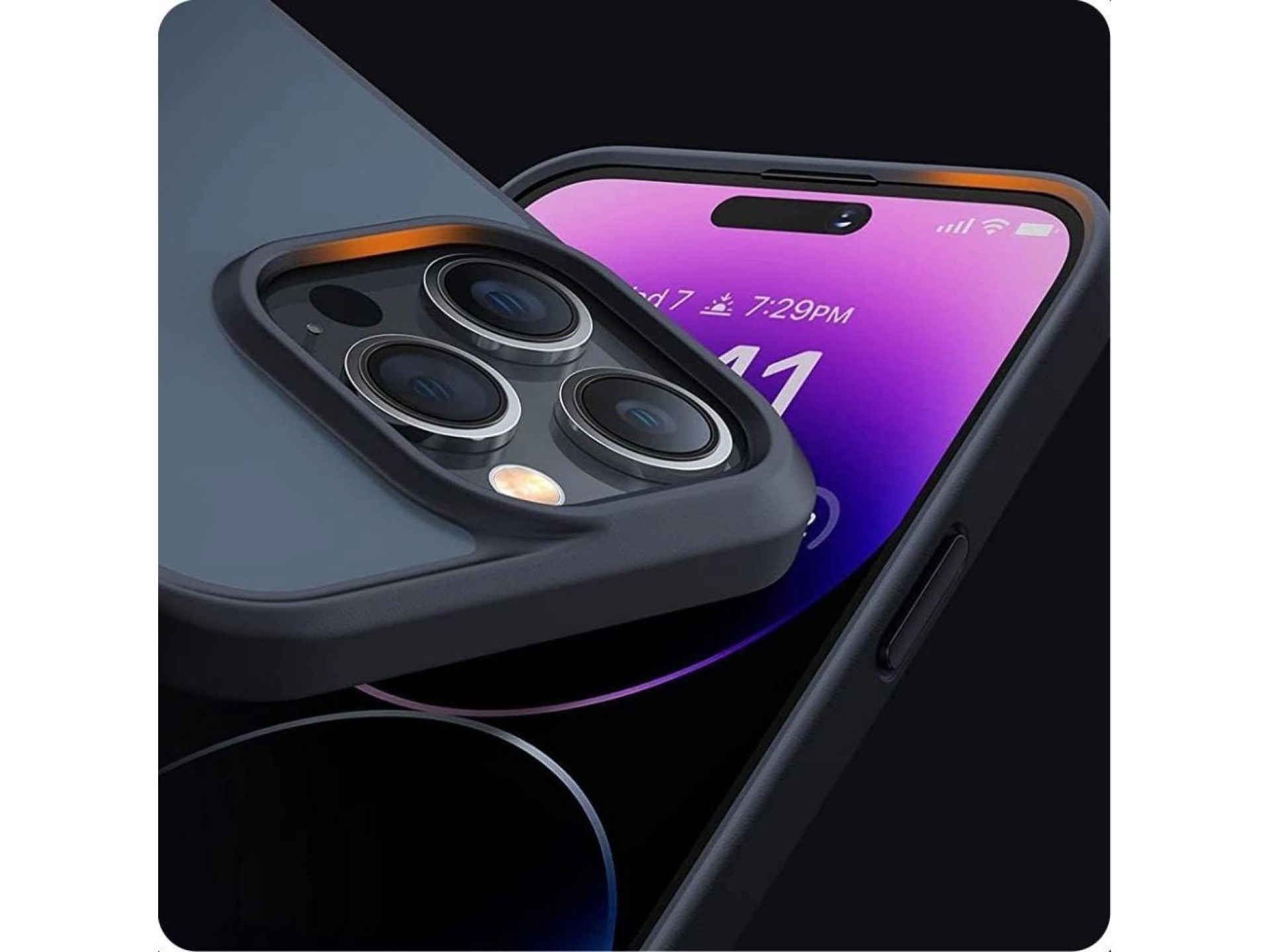 Tech-Protect MagMat Case for Nothing Phone 3 Black and Transparent