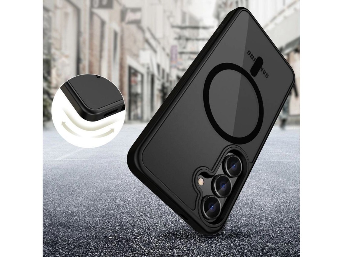 Capa Tech-Protect MagMat MagSafe para Nothing Phone 3 - Preto e Transparente