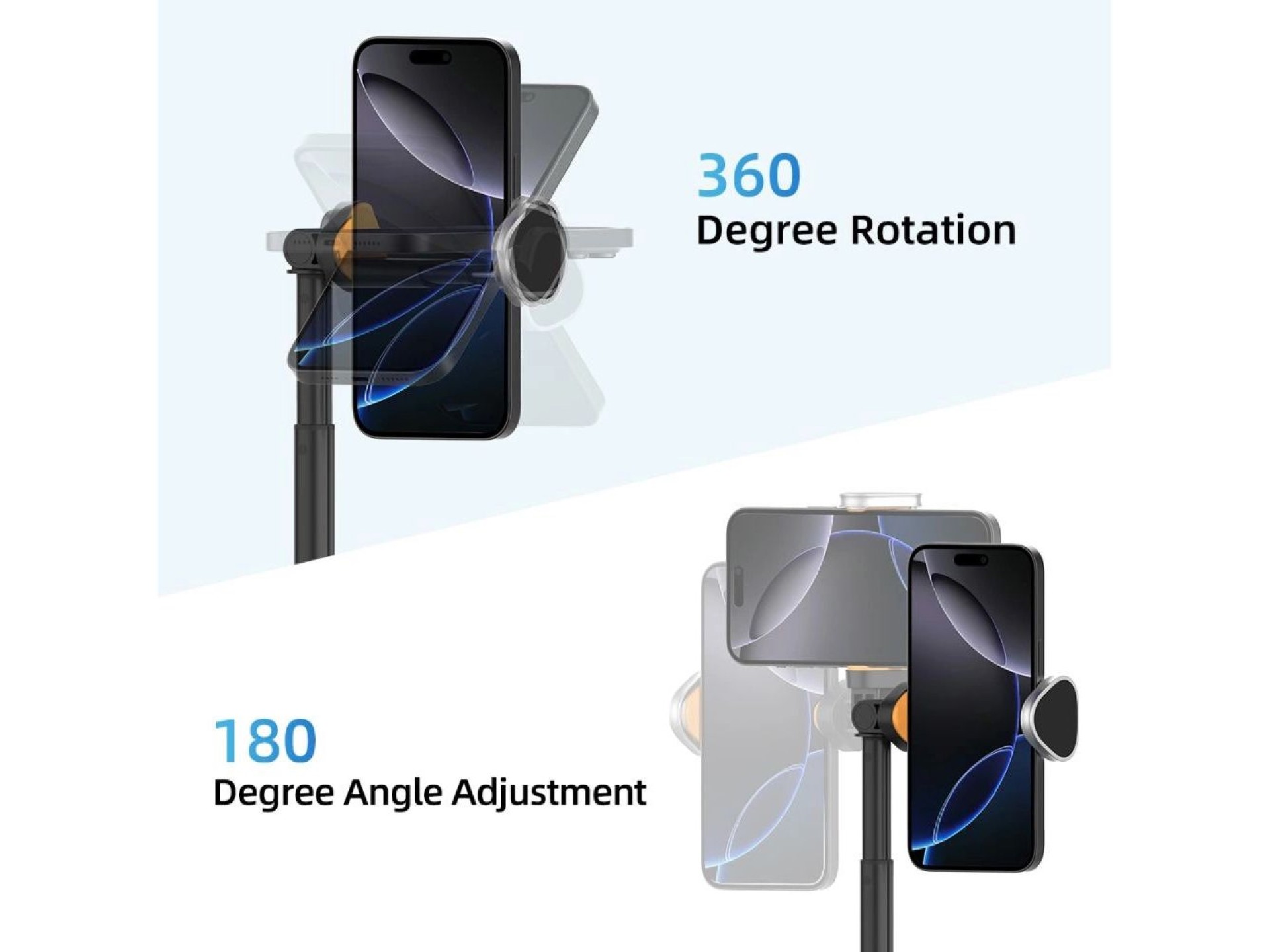 Palo selfie Tech-Protect L09S con trípode - Negro