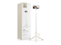 Palo selfie Tech-Protect L09S con tr�pode - beige