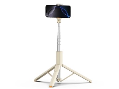 Selfie Stick Tech-Protect L09S with tripod - beige Selfie Stick Tech-Protect L09S with tripod - beige