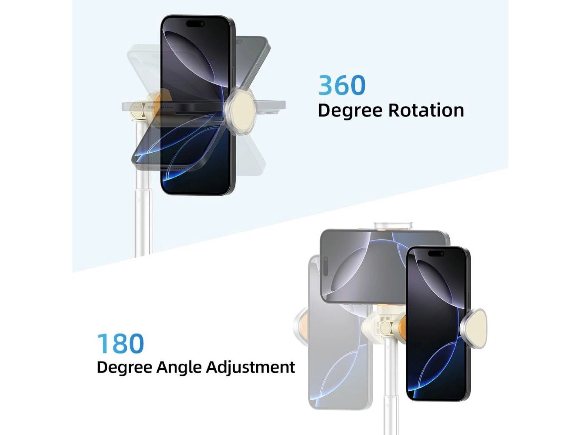 Palo selfie Tech-Protect L09S con trípode - beige